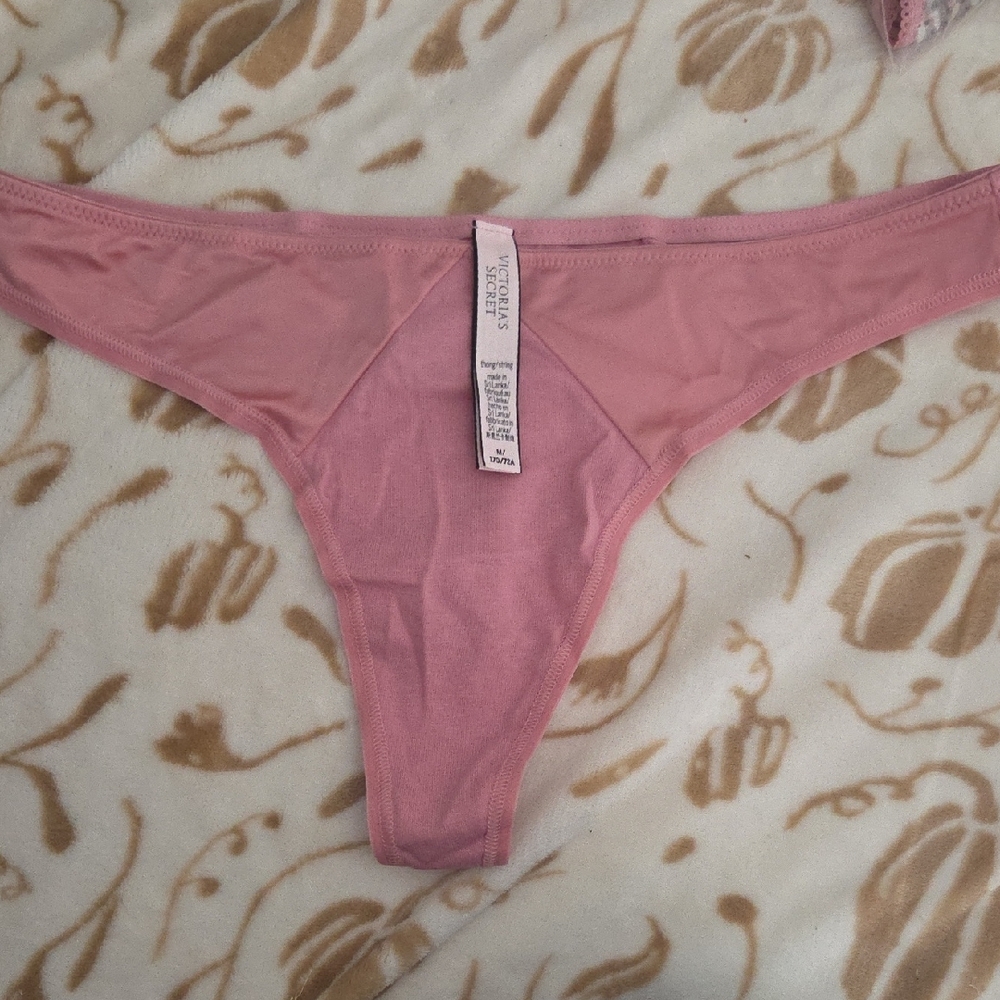 Victoria's Secret Pink Cotton Thong